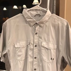 Under Armour iso-chill short sleeve fishing shirt